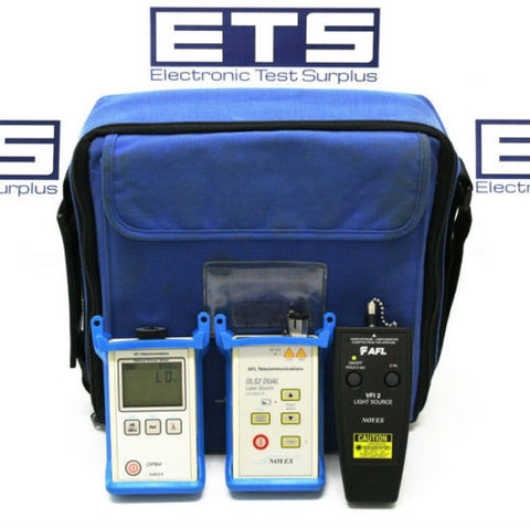 AFL Noyes SLP4-6 OPM4-4D Power Meter OLS2 Dual Laser Source & VFI 2 Kit OPM4