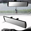 Universal 300mm Wide Flat Interior Clip-On Panoramic Jeweled Rear View Mirror