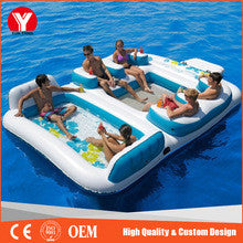 2016 Cheap inflatable water floating sofa/ bed