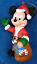 Mickey Mouse Santa Toy Sack Chimney Christmas Disney Ornaments Plastic Wood