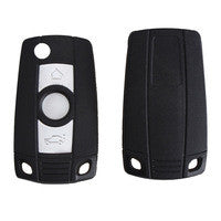 3 Buttons Replacement Shell Black and White Remote Key Case Folding Car Key for BMW