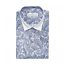 Mens 100% Cotton Regular Classic Fit Printed Paisley Floral Shirts S M L XL 4XL