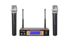 GTD Audio 2Ch UHF Handheld Wireless Microphone Mic System NEW 35H