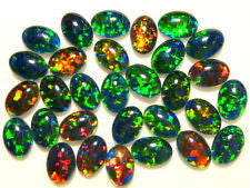 Synthetic Loose Triplet Opal Stones Parcel lot of 7x5mm Oval 30 pieces