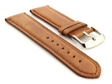 Genuine Leather Watch Strap Band TWISTER Mens Stainless Steel Buckle