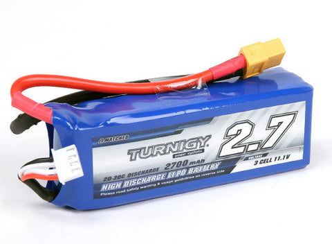 Turnigy 2700mAh 3S 20C Lipo Pack (Suitable for Quanum Nova, Phantom, QR X350)