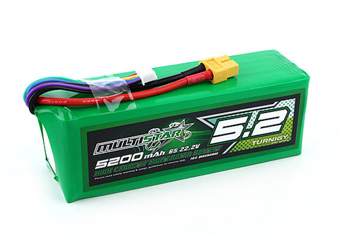 Multistar High Capacity 6S 5200mAh Multi-Rotor Lipo Pack