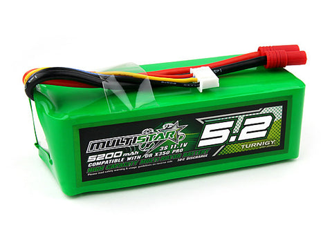 MultiStar High Capacity 3S 5200mAh Multi-Rotor Lipo Pack for QR X350 PRO