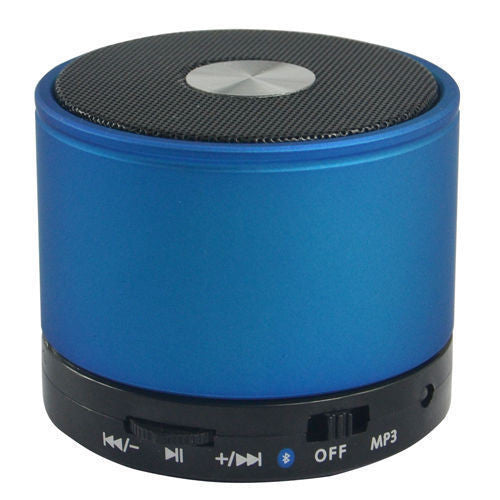 BLUE BLUETOOTH WIRELESS MINI PORTABLE SPEAKER FOR MP3 MOBILE PHONE TABLET
