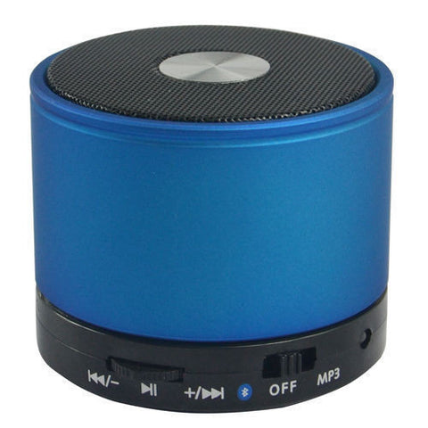 BLUE BLUETOOTH WIRELESS MINI PORTABLE SPEAKER FOR MP3 MOBILE PHONE TABLET