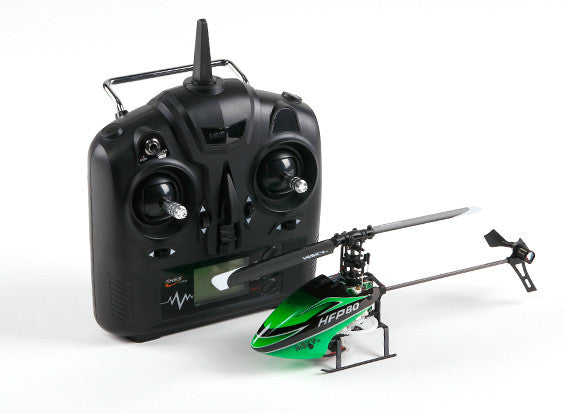 HiSky HFP80 V2 Mini Fixed Pitch RC Helicopter Mode 2 (Ready-To-Fly)