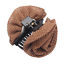 Fashion New Women's Brown Bow Hair Claw Clips Barrette Flower Hair Clamp Comb
