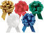 25 PULL BOWS 5"  *Shimmery Satin* RED GOLD, GREEN, WHITE BLUE Gift Wrap
