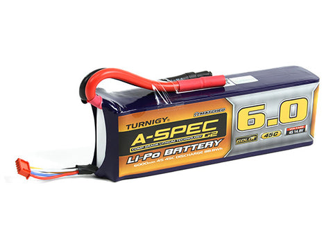 Turnigy nano-tech A-SPEC G2 6000mah 4S 45C Lipo Pack