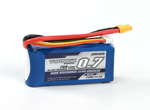 Turnigy 700mAh 3S 60C Lipo Pack (XT30)