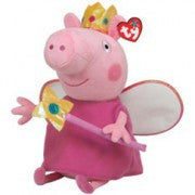 TY Inc Peppa Pig Buddy - Peppa Pig Princess Soft Toy