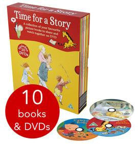 Walker Books Time For a Story Book and DVD Collection - 10 Books