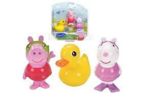 Fisher-Price Peppa Pig Bath Squirters - Peppa, Suzy Sheep and Ducky