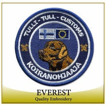 High quality custom embroidery badge