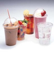 PET plastic tea cup with lid for cold drink
