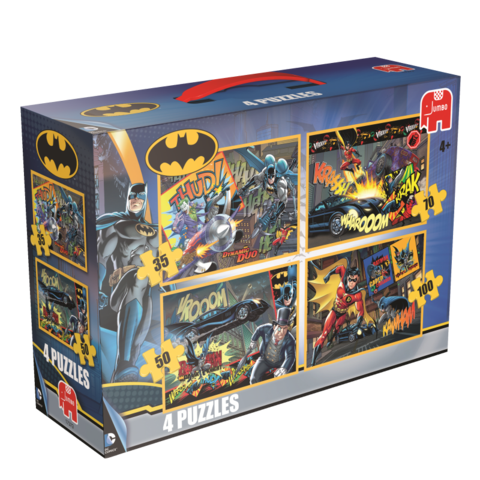 Jumbo Batman 4 in 1 Standard Suitcase Puzzles