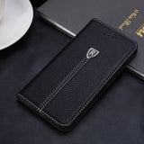 Luxury PU Leather Magnetic Flip Stand Wallet Cover Case For Various Mobile Phone