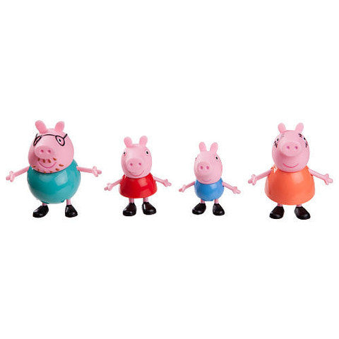 JazWares Peppa Pig 4-Pack Family (3 inches)