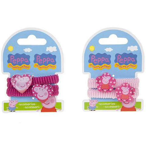 Lugar Difusion Peppa Pig 2pc Hair Band with Embellishment (PPG008HB)Pink/Fuchsia