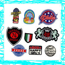 custom embroidered badges Professional produce iron and sew on embroidery badge