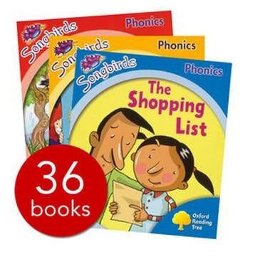 Oxford University Press Songbirds Phonics Collection - 36 Books
