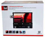 DUAL XDVD1170 7" Single Din Touchscreen DVD/IPOD/CD/MP3 USB/ AM/ FM Car Radio