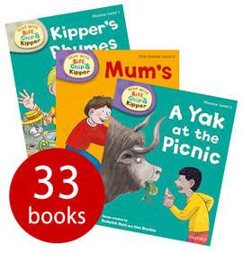 Oxford University Press Biff, Chip and Kipper Levels 1-3 - 33 Books