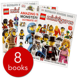 Penguin Group LEGO Minifigure Sticker Collection - 8 Books