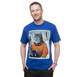 Space Cat Take Off Tee - Exclusive