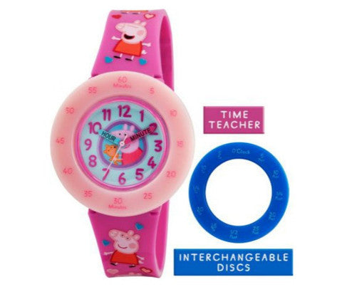 Entertainment One Peppa Pig Plastic Time Teacher Watch