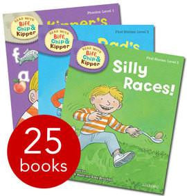 Oxford University Press Read With Biff, Chip And Kipper Collection ( Levels 1-3 ) - 25 Books