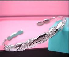 New products Wholesale Women silver Filling bracelets/bangles 925 Adjustable