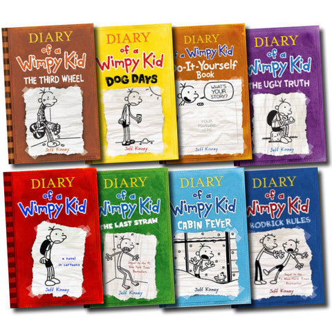 Penguin Group Diary of a Wimpy Kid 8 Books Set Collection Pack Series