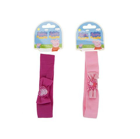 Lugar Difusion Peppa Pig Hair Band with Bow Pink/Fuchsia