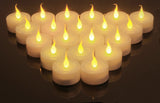 Smart Candle - 20 Flameless Tea Lights-Wind Proof tealight-Perfect for Weddings