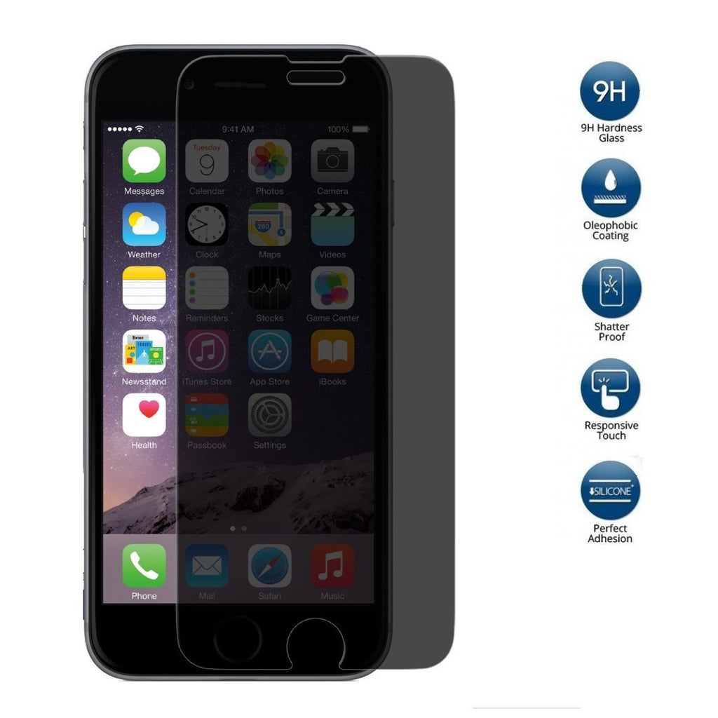 Premium Privacy Anti-Spy Tempered Glass Screen Protector for iphone 6 / 6 Plus