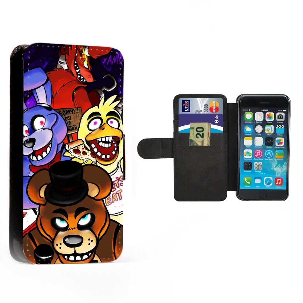 Five Nights at Freddy's Printed Faux Leather Flip Phone Case Cover Wallet
