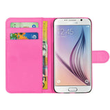 Samsung Phone Case Cover PU Leather Magnetic Book Flip Wallet For S6 & S6 Edge