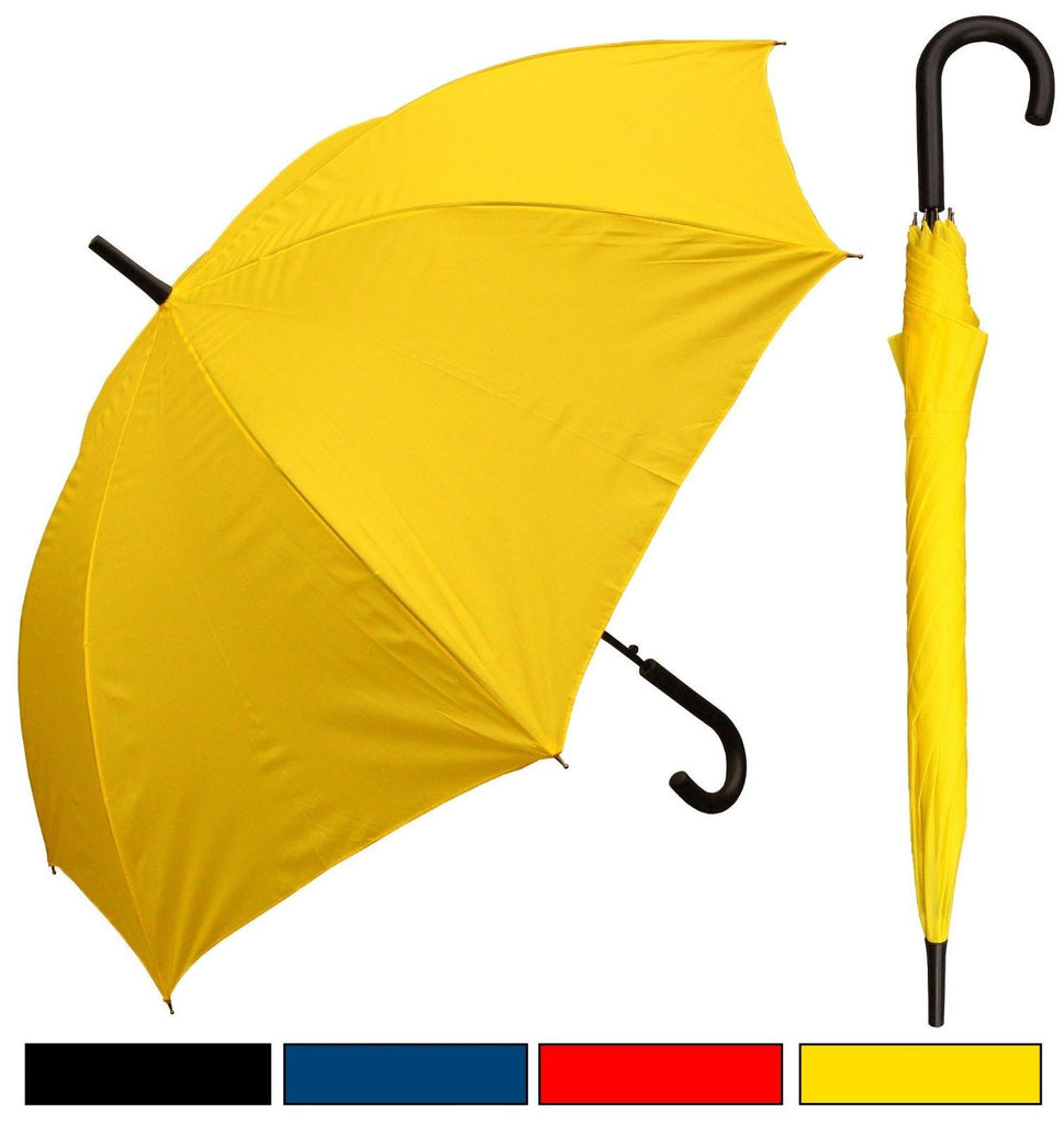Black Handle Umbrella - RainStoppers, Rain/Sun UV, Fashion
