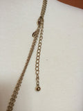 Chico's Metallic Silver Silvertone Geometric Chain Link Necklace