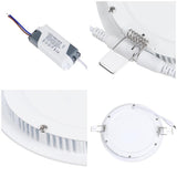 10pcs 12W Round LED Recessed Ceiling Panel Down Lights Bulb Lamp For Indoor Home