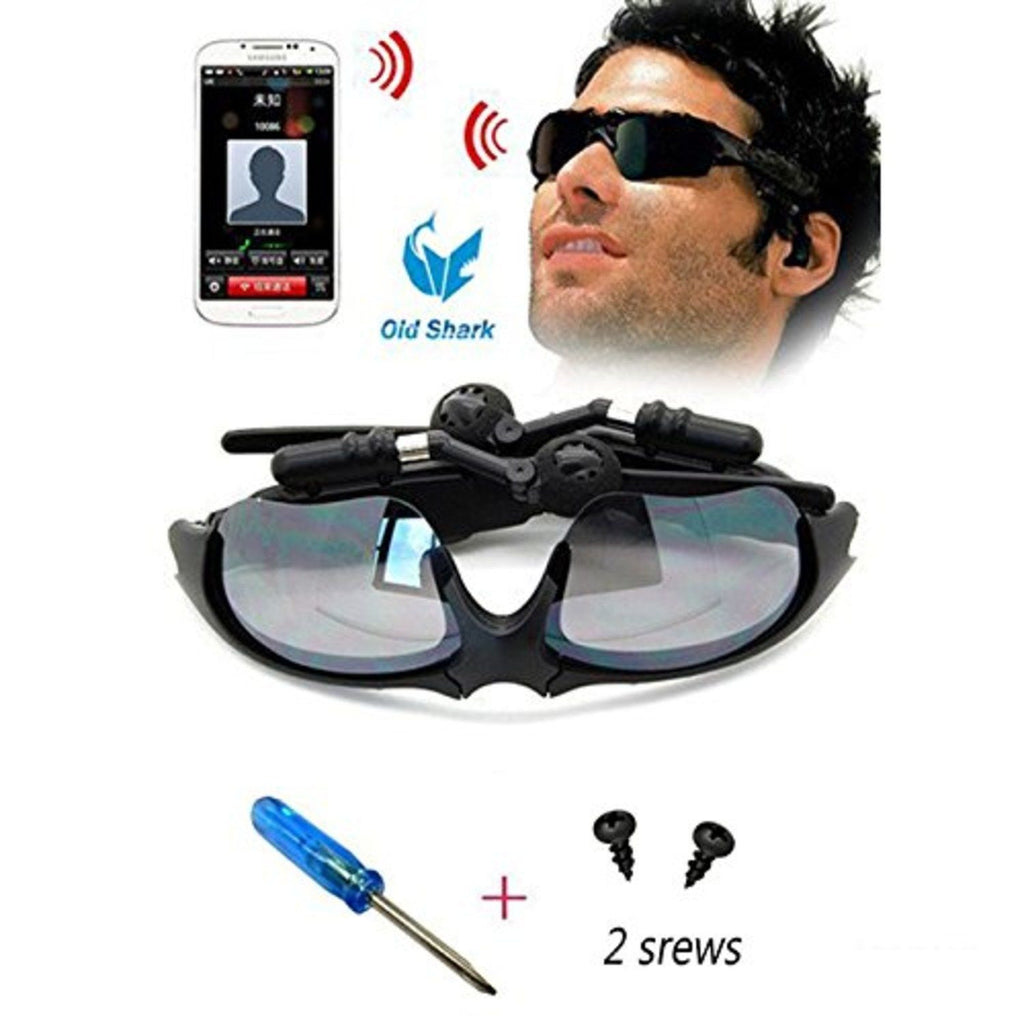 Oldshark Wireless Music Sunglasses with Stereo Handsfree Bluetooth 4.1 Headset