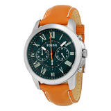 Fossil Grant Chronograph Leather Mens Watch | Multiple Colors