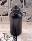 NOS Vintage Black Plastic Bicycle Water Bottle Retro L'Eroica Cycling Bidon