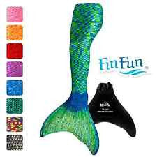 Mermaid Tail with Monofin for Swimming by Fin Fun - All Colors and Sizes